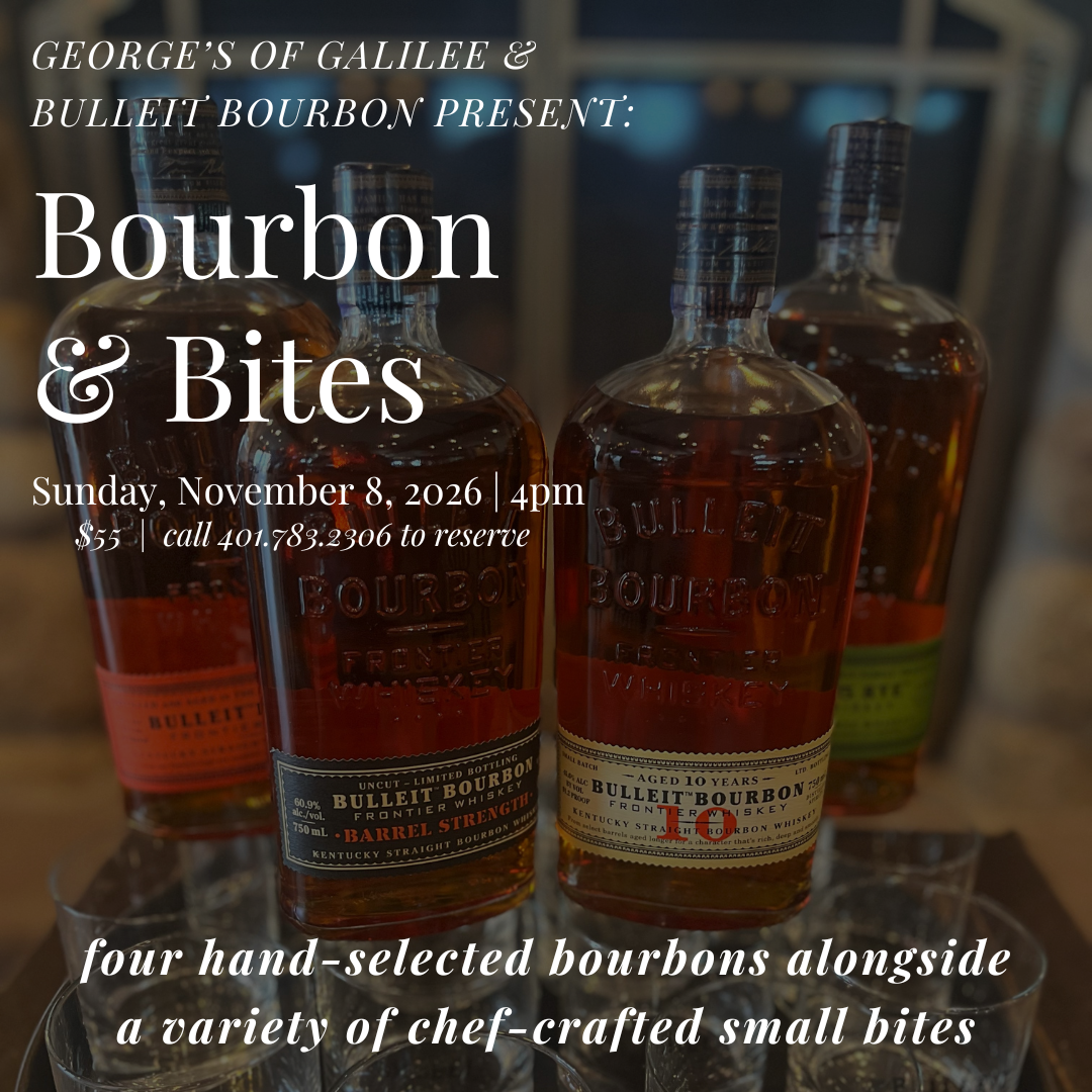 Bourbon and Bites Tasting 11/8/26 - George's of Galilee