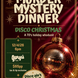 Murder Mystery Dinner 12/4/26
